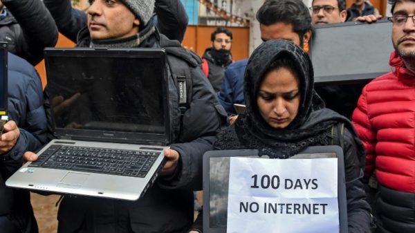 India has led the world in internet shutdowns for five years running, according to online freedom monitors Access Now