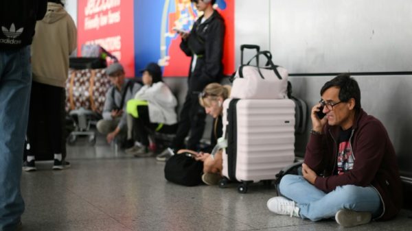 Passengers continued to be affected by cancelled flights owing to Monday's incident, but far more planes were able to fly