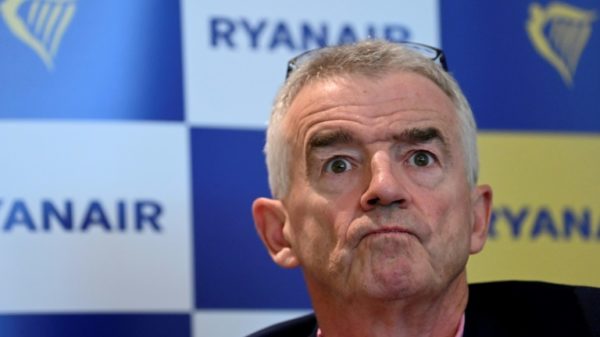 Ryanair brushed off the pie incident as a 'warm welcome'