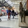 The Kindertransport memorial is at London Liverpool Street station