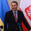 Poland's new foreign minister went to Kyiv on his first official trip abroad