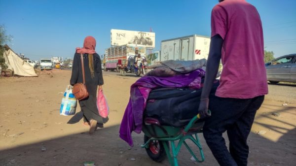 Many of those fleeing from Wad Madani had already been displaced from Khartoum