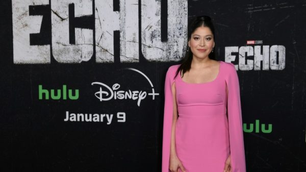Native American actress Alaqua Cox arrives to celebrate the upcoming launch of Marvel Studios' 'Echo'