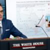 National Security Council Coordinator for Strategic Communications John Kirby speaks during the daily press briefing in the Brady Briefing Room of the White House on January 4, 2024, in Washington, DC