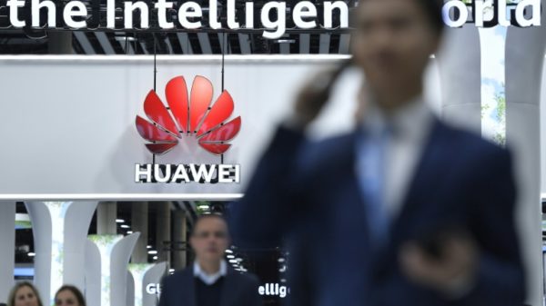 Huawei's pavilion at the Mobile World Congress was by far the biggest and brightest