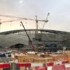 The Education City Stadium in Doha under construction ahead of the 2022 World Cup