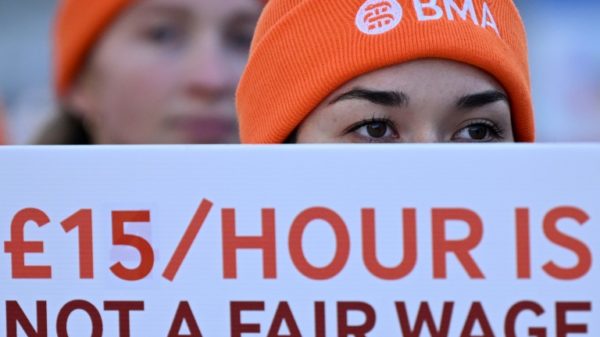 Hospital doctors in England are holding a six-day strike over pay and conditions