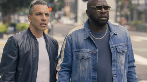 Sebastian Maniscalco and Omar J. Dorsey in 'Bookie'