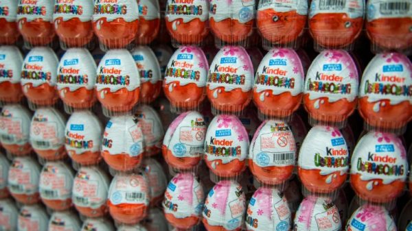 The recall concerns Kinder products from a Ferrero factory in Belgium that were put on sale in Belgium, Britain, France, Germany and Sweden