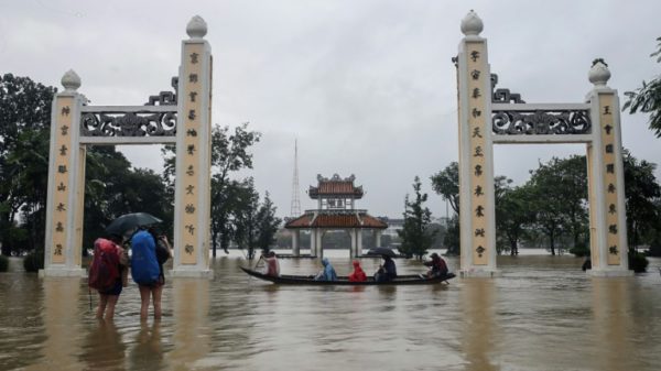 Vietnam's ancient city of Hue was 'flooded everywhere', a resident told AFP