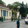 The main entrance gate of Ho Chi Minh City's People's Court. Vietnam has some of the toughest drug laws in the world