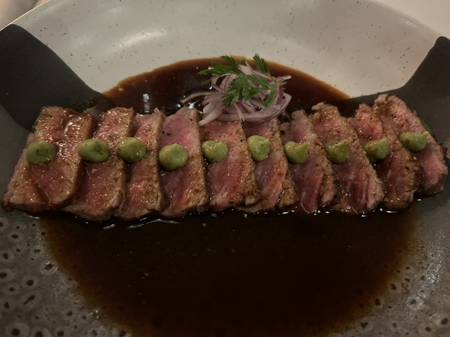 Ribeye Tiradito at Casa Bond