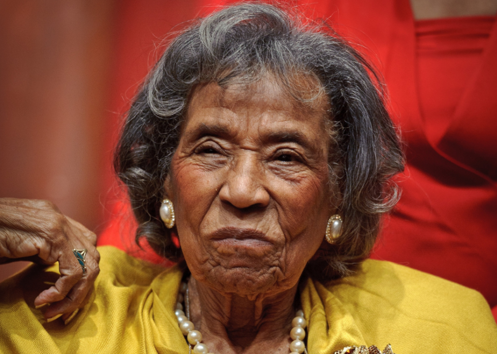 Amelia Boynton attends event.